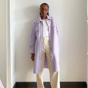 Wilfred Long Ganna Jacket – Lavender – Size XS